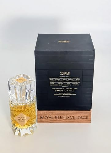 Image of French Avenue Royal Blend Vintage Extrait De Parfum 100ml | Unisex Perfume | Rich Oriental Woody Fragrance