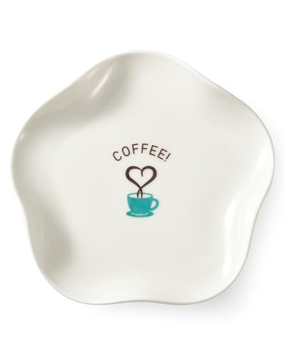 Image of FANGSUN Spoon Rest, 5 Inch Coffee Spoon Rest, Ceramic Spoon Holder for Kitchen Counter and Stove Top, Cute Coffee Bar Accessories, Farmhouse Kitchen Decor, White