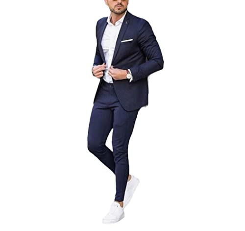 Costume homme 2 pièces de marié taille XXXL coupe ajustée