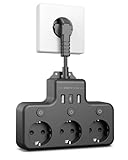 【Solution de recharge USB universelle】Cette multiprise avec ports USB est équipée de ports de recharge rapide compatibles avec de nombreux appareils modernes, permettant de charger simultanément smartphones, tablettes et autres périphériques sans avoir besoin d'adaptateurs secteur individuels.