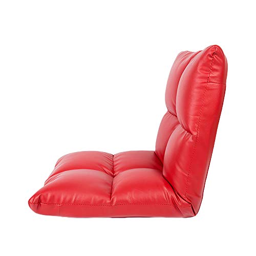 Faule Sofa Meditationsstuhl Bodenstuhl Creative Klapp-Lazy Sofa Leder Einzelboden Stuhl Sofa Stuhl Einfacher Sessel Freizeit Fenster Stuhl Komfortabel Und Atmungsaktiv - 6 Dateien GCSQF1015 Cover