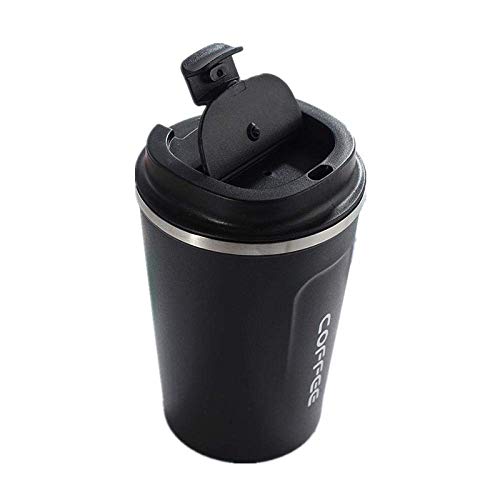 LWX Taza Termo de café de Acero Inoxidable de 380 ml / 510 ml, frascos de vacío portátiles para Coche, Taza térmica de… - Imagen 3