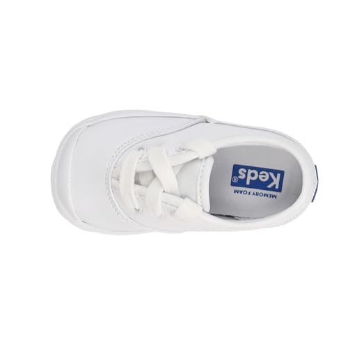 Keds Kid's Champion Lace Toe Cap Sneaker, White, 1 Medium Little Kid - Thumbnail 5