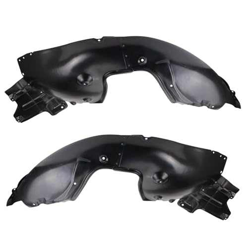 Image of TRQ Front Inner Fender Liner Set Compatible with 2017 Genesis G80 2015-2016 Hyundai HY1248175 HY1249175