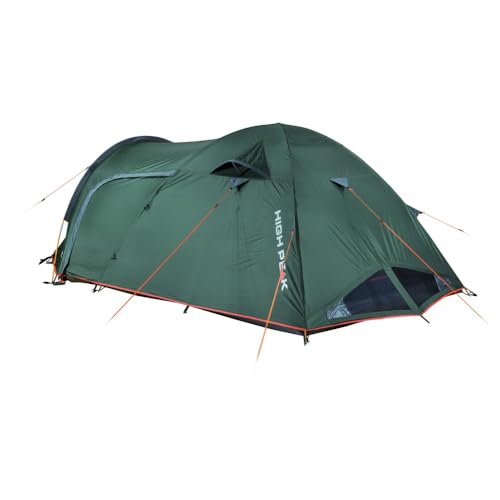 Kuppelzelt HIGH PEAK Zelt Kira 31 Zelte Gr B H L 190 cm x 125 cm x 365 cm grün (dunkelgrün) Familienzelte