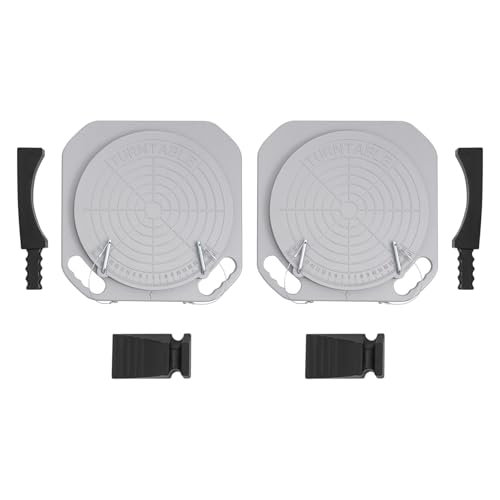 ZLWBHBS Alignment Turn Plates Wheel Alignment Tool 360° Rotating Turn Plate Table Car Truck Front End Wheel Alignment Turn Plate Tool for Car Truck