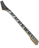 Jackson style Guitarr Neck Maple Rosewood Fretboard 24 fret 25.5 inch Shark fin Inlay Locking Nut 42mm DIY Bolt on heel