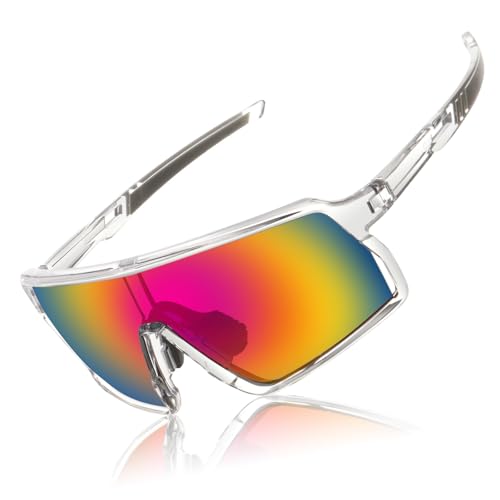 eyeezi Polarized Sports Sunglasses UV Protection Ventilation Design Outdoor Sports Running Cycling Baseball Glasses for Men Women