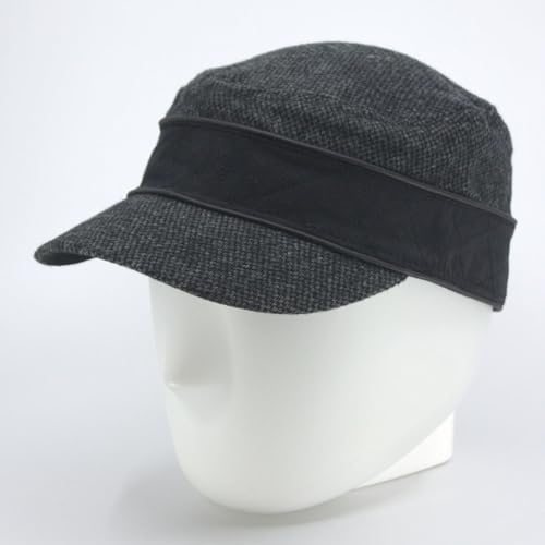 Image of The Vintage Year Washed Cotton Distressed Cadet Hat - Tactical Military Baseball Cap for Men & Women, Outdoor Casual Wear