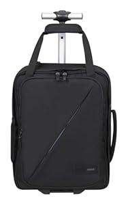 American Tourister Rucksack Trolley Take2Cabin Backpack/WH MS 24,5L Black schwarz 40cm