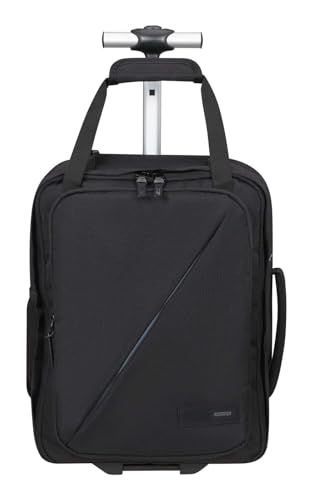 American Tourister Take2Cabin - Bolsa de cabina Ryanair/Wizz Air/Vueling 40 x 30 x 20 cm, 24,5 L, 1,50 kg, mochila con ruedas, equipaje de mano, mochila de avión MS Underseater, negra