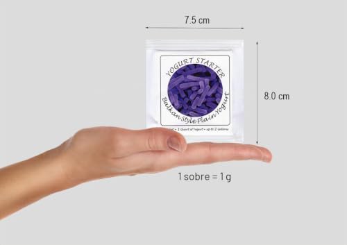 Miniatura 4 de Cultivos De Yogur Bolsitas De Cultivo Liofilizado Para Preparar Yogur Simple Estilo Balcánico Paquete De 5 Bolsitas