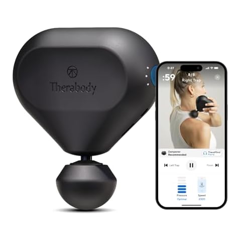 TheraGun Mini Massage Gun - Handheld Deep Tissue Percussion & Compact Personal Massager for On-The-Go, Portable Muscle Pain Relief in Neck, Back, Leg, Hand, Shoulder and Foot (Black 2.0) Cover