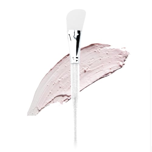 Image of Gleva Silicone Face Brush Beauty Tool, Facial Mud Applicator, Makeup Brushes Set Eye Cosmetics Blush Brush for Powder for Girl & Women (Yellow)