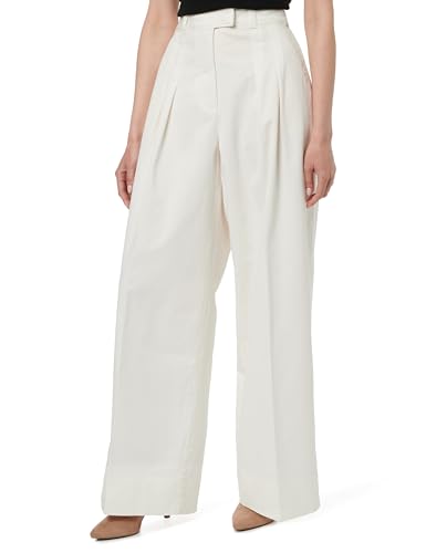 Pantalon Plat Boss anti-plis coupe moderne femme pour rester impeccable