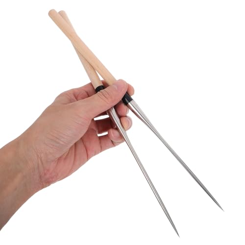 Palillos de sushi de acero inoxidable de 150 mm para takoyaki 4
