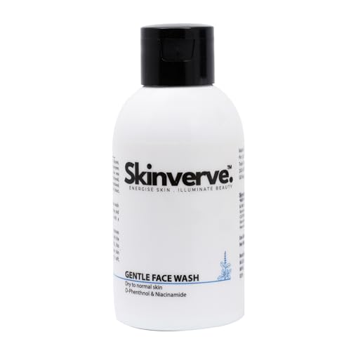 SKINVERVE-Gentle-Face-Wash-Gentle-Skin-Cleanser-for-Dry-to-Normal-Sensitive-Skin-120-ml-Hydrating-Face-Wash-with-Niacinamide-Vitamin-B5
