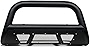 Textured Black Studded Mesh Bull Bar Brush Push Front Bumper Grill Grille Guard With Skid Plate For 02-05 Dodge Ram 1500/06-08 Mega (Extended Crew) Cab / 03-09 2500 3500