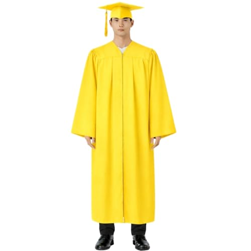 Image of Raj Costume Convocation Dress Graduation Gown and Cap Set for Kids & Adults Convocation Dress Academic Degree Ceremony Robe for School College Graduation Day Matte Polyester Pleated Convocation Gown