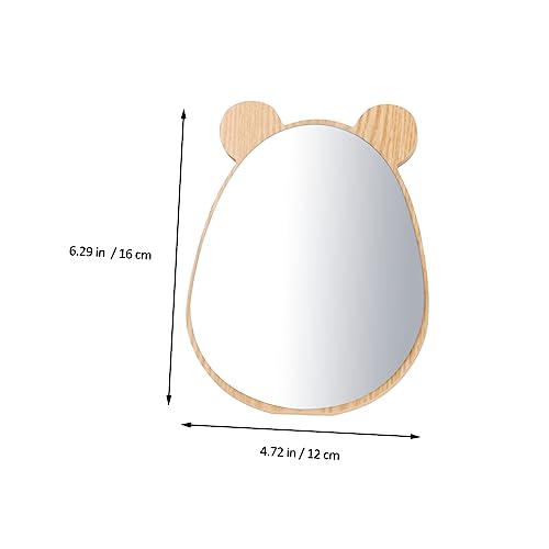 Espejos de maquillaje de mesa con diseño elegante 2 piezas miniatura 7