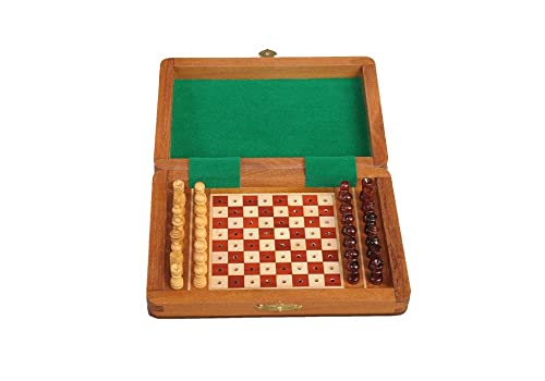 PEG Wooden Travel Chess Set - 7