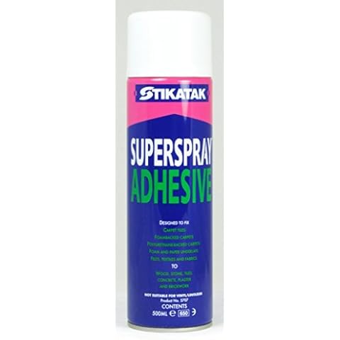 Stikatak All Purpose Superspray Adhesive - 500ml (2) Cover