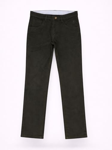 Image of Boys Beige Solid Trousers