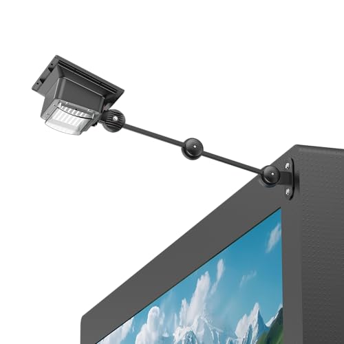 Einsamk Solar Sign Lights Outdoor 108 led 5020 Lumen Solar Sign Light 5000 mAh Billboard Lighting for Bussiness Real Estate Shop Bus Stop HOA Highway Signs Commercial (Black)
