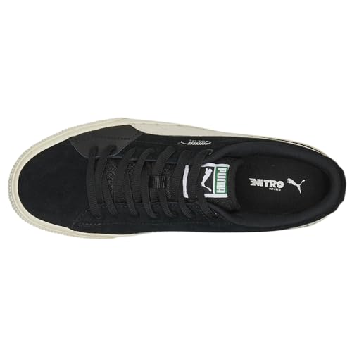 Puma Mens Suede Skate Nitro Og Lace Up Sneakers Shoes Casual - Black4