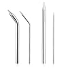 NQEUEPN 4pcs Baseball Lacing Needle, Handy Glove Shoelace Repair Kit Durable Reliable Leather Lacing Needle Precise Mitt Needle Curved Needles Tool for Softball Baseball Glove Relacing and Repair