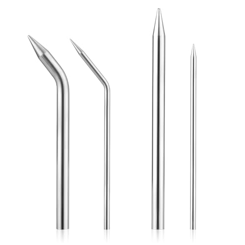 NQEUEPN 4pcs Baseball Lacing Needle Handy Glove Shoelace Repair Kit Durable Reliable Leather Lacing Needle Precise Mitt Needle Curved Needles Tool for Softball Baseball Glove Relacing and Repair