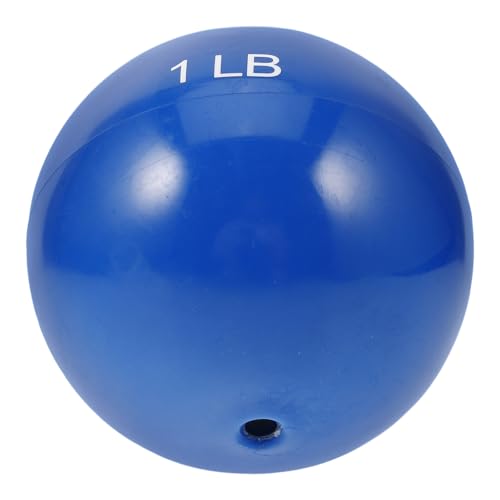 Healeved Pelota de Arena para Fitness y Yoga, Bola de PVC Suave de 1 LB, Compacta y Portátil para Entrenamiento de Fuerza, Pilates y Ejercicios de Equilibrio en Casa Aire Libre
