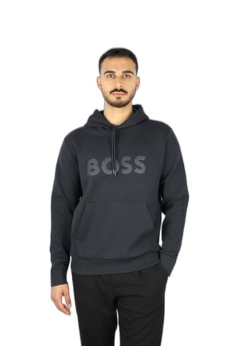 BOSS Mens Sweatshirt Dark Blue 402 XL