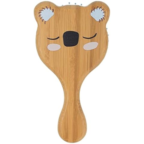 PARSA Beauty Nature Kids Wet&Dry Bürste Haare entwirren mit Koalaprint - Haarentwirrbürste für Kinder aus FSC®-zertifiziertem Bambus Cover