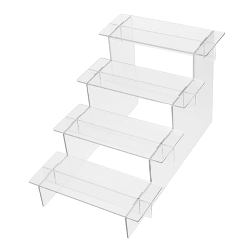 Hemobllo Estantes De Acrílico Transparentes para Muñecas De Resina y Perfumes para Manualidades y Colecciones De Figuras