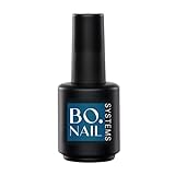 BO.NAIL SYSTEMS UV Nagellack | 049 By Night | 15ml | Soakable Gel Polish | UV LED Farblack für Fingernägel