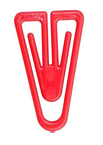 Baumgartens (R) Plastic Clips for Stationary, Large, Box of 200 (LP0600) .2 Pack