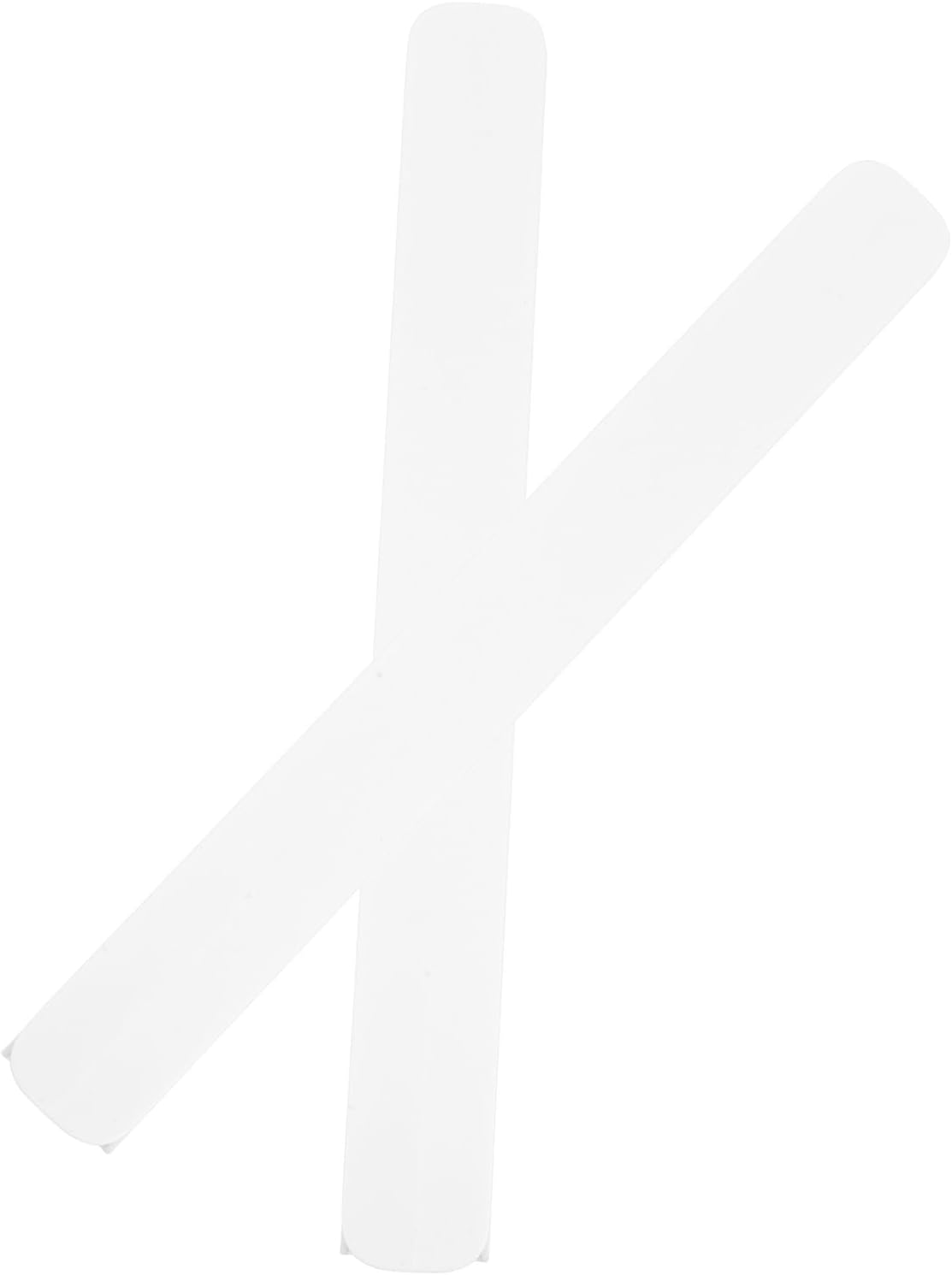 Generic 2pcs White Plastic Drawer Guide Rail Self-Adhesive Drawer Slides DIY Cabinet Glides for Tool-Free Installation in Kitchen and Furniture Use