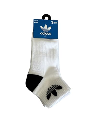 Chaussettes Quarter Crew Adidas pour le running et le fitness en blanc