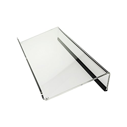 Source One Premium Tilted Keyboard Stand For Ergonomic, Clear Acrylic (Full No Slip) #TOP5