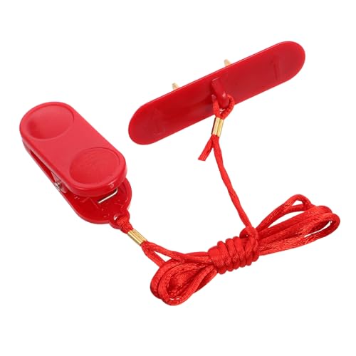 NULYLU Interruptor de Seguridad de Emergencia para Cinta de Correr Llave con Doble Inserción Accesorio Compatible para Equipos de Fitness Bloqueo de Parada Rápida para Máquinas de