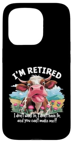 ���ނ����� I'm Done You Can't Make Me Funny Humor �X�}�z�P�[�X iPhone 15 Pro �p