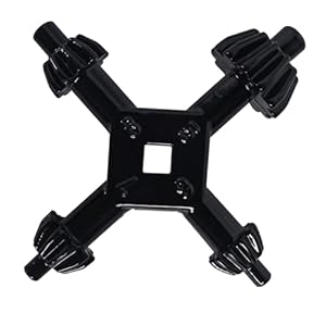 4-in-1 Drill Chuck Key – Universal Multi-Size Chuck Wrench for Drill Press, Bench Drills & Power Tools, Heavy-Duty Steel Construction