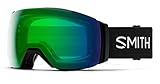 smith i/o 7 black Goggle Frames: OTG Compatible Smith Optics I/O MAG XL Ski- Snowboardbrille Black - ChromaPOP Green Mirror Everday