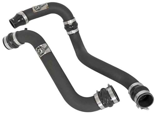 aFe POWER BladeRunner 3 IN Aluminum Hot and Cold Charge Pipe Kit Black - #46-20114-B