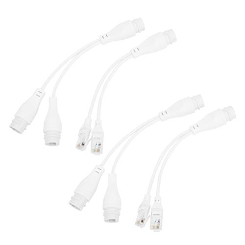 PoE Injector Cable Separator Adapter, transmisión rápida, larga vida útil, instalación fácil para cámaras PoE, IP/AP, 2 sets miniatura 2