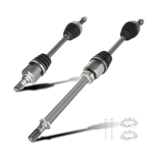 2 pcs Front CV Axle Shaft Assembly fits for Nissan Altima 07-12 (only for Automatic CVT Trans), 2013 Altima Only for Coupe BodyType, 08-13 Rogue FWD Only, 14-15 Rogue Select FWD (Only fit for FWD)