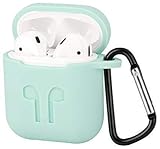 Be-one Waterproof Protective Shock Silicone Charging Cover and Skin with Anti-lost Strap Suitable for Air Pods (Green)