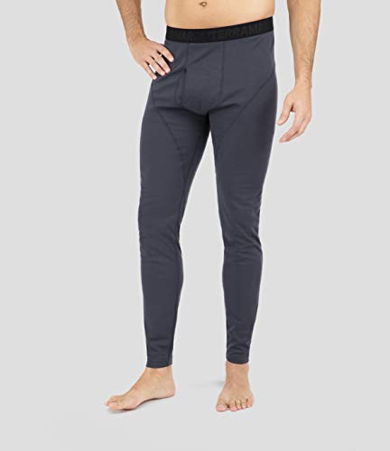 Terramar Men's Thermawool Merino Wool Pants, India Ink Heather, Large