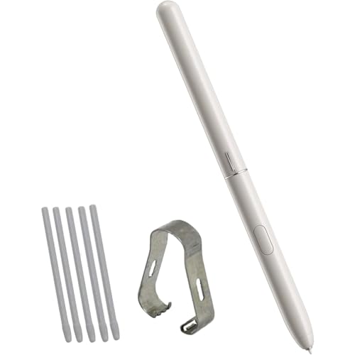 Galaxy Tab S4 Stylus Pen Compatible with Samsung Galaxy Tab S4 S Pen Replacement Stylus +Free 5 Tips for Samsung Galaxy Tab S4 10.5' SM-T830 SM-T835 EJ-PT830B EJ-PT830BBEGUJ S Pen, White